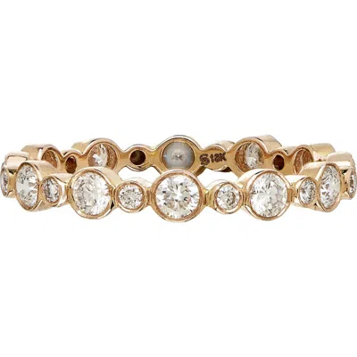 Sethi Couture Aurelia Diamond Bezel Ring In Yellow Gold