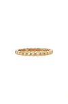 Sethi Couture Beaded Ring In Yellow Gold