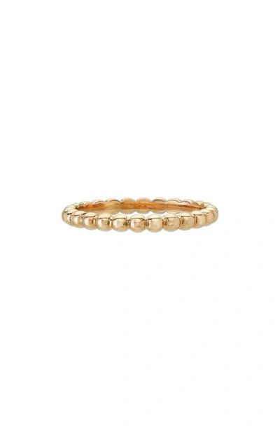 Sethi Couture Beaded Ring In Yellow Gold