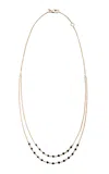 Sethi Couture Jillian Double Strand Necklace In Gold