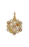 Sethi Couture Josephine 18k Yellow Gold Diamond Pendant In Gold
