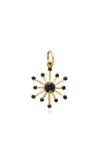 Sethi Couture Leena Black Diamond 18k Yellow Gold Pendant