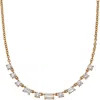 Sethi Couture Madison Diamond Station Necklace In Yellow Gold/diamond