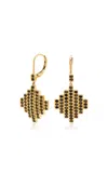 Sethi Couture Stella Black Diamond 18k Yellow Gold Earrings
