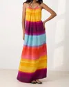 Setre Thin Straps Comfortable Long Patterned Dress In Print