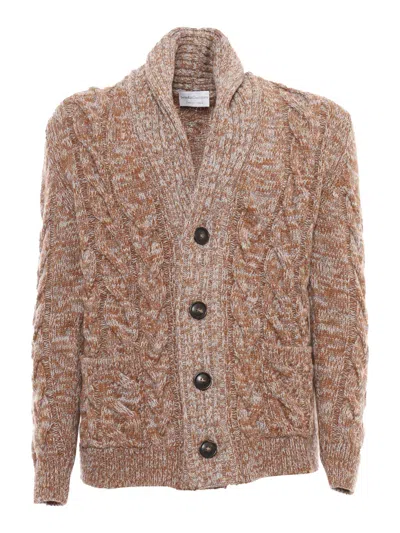 SETTE FILI CASHMERE BRAIDED CARDIGAN