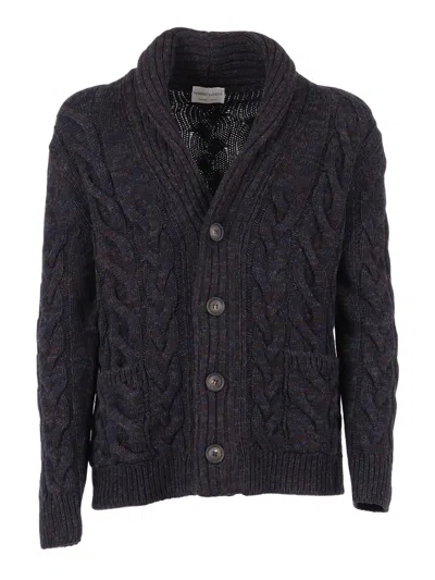 Sette Fili Cashmere Cardigan In Black