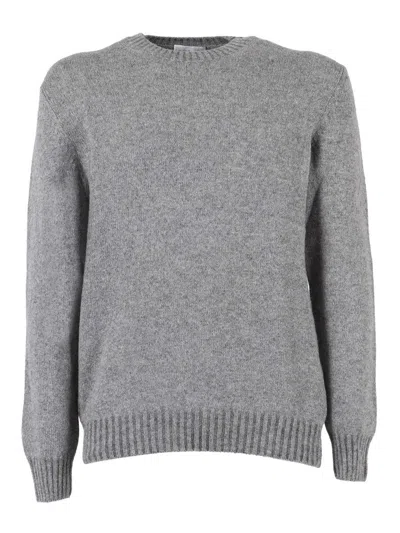Sette Fili Cashmere Girocoll In Gray