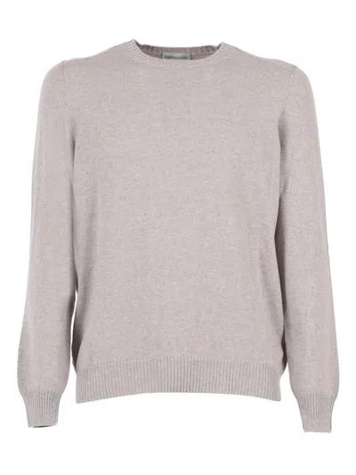 Sette Fili Cashmere Girocoll In Gray