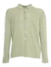 Sette Fili Cashmere Pistachio Green Shirt In Multicolor