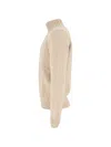 Settefili Cashmere Check-patterned Sweater In Neutral