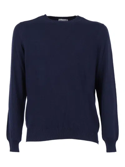 SETTEFILI CASHMERE FRENCH SHOULDER CREW NECK SWEATER