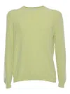 Settefili Cashmere Green Sweater In Green