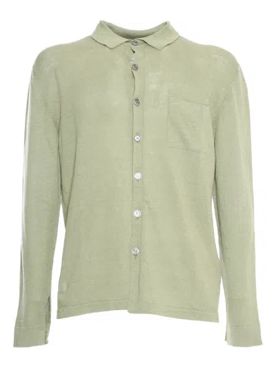 Settefili Cashmere Pistachio Green Shirt