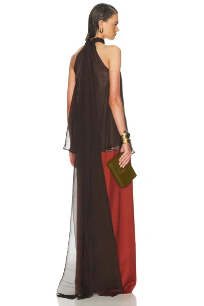 Sev Halter Top In Brown