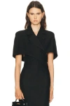 Sev Tailored Cape In Black