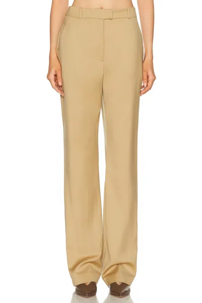 Sev Tailored Straight Pant In Neutral