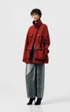 Sev Technical Pockets Jacket In Red