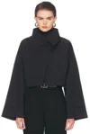 Sev Technical Tailored Cape In Black