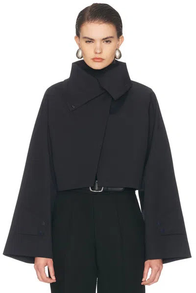 Sev Technical Tailored Cape In Black