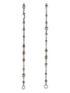 Sevan Biçakçi Sterling Silver Open Dagge Diamond Necklace In Brown