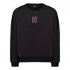 Sevdrus Black Midnight Luck Unisex Embroidered Sweatshirt In Black