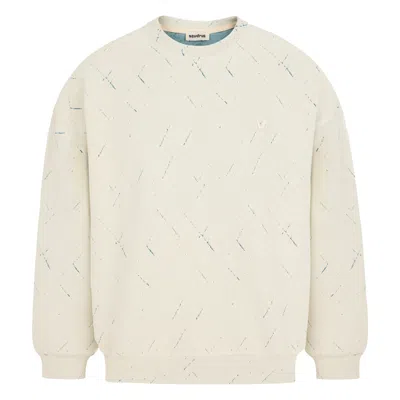 Sevdrus Blue / Neutrals Unisex Beige Symphony Sweatshirt
