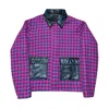 Sevdrus Men's Pink / Purple / Blue Unisex Logo Embroidered Pink Jacket In Black/pink/purple
