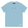 Sevdrus Men's Blue / Neutrals Summer Blue Embroidered T-shirt