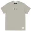 Sevdrus Men's Brown / Grey / Neutrals Summer Stone Gray Embroidered T-shirt