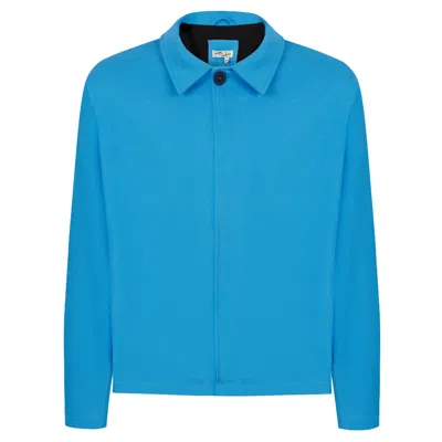 Sevdrus Men's Unisex Blue Jacket Scops