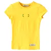 Sevdrus Women's Yellow / Yellow / Orange Summer Brazil Ticket Embroidered Fit Body T-shirt