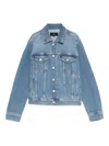 Seven Adi Denim Trucker Jacket In Blue