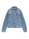 Seven Adi Denim Trucker Jacket In Blue