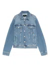 Seven Adi Denim Trucker Jacket In Blue