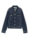 Seven Adi Denim Trucker Jacket In Blue