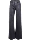 Seven Black Stretch Denim Jeans In Black