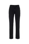 Seven Black Stretch Denim Jeans In Animal Print