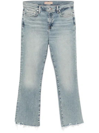 Seven Daisy Denim Cotton Jeans In Multi