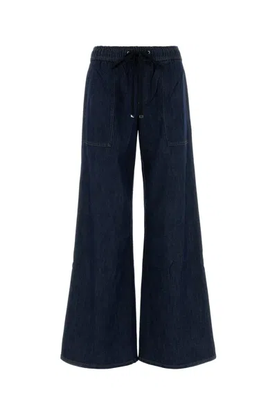 Seven For All Mankind Blue Stretch Denim Utility Jeans
