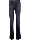 Seven For All Mankind Blacky Bootcut Jeans In Black