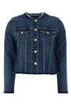 Seven For All Mankind Giubbino Vicky In Denim Stretch  Donna