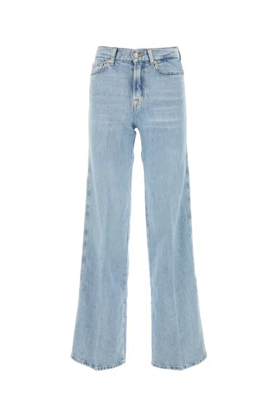 Seven For All Mankind Jeans-24 Nd  Female In Blue