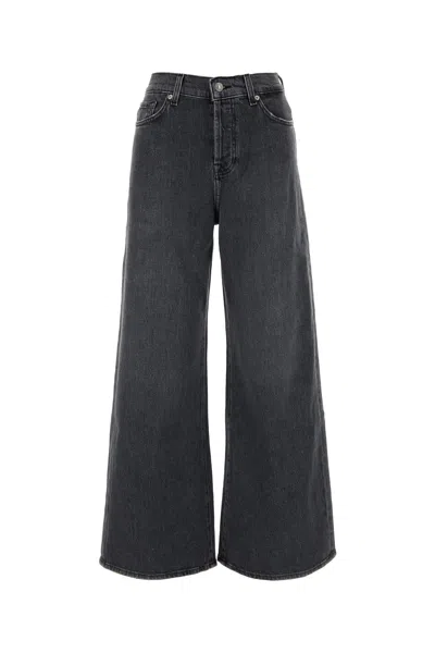 Seven For All Mankind Jeans-29 Nd  Female In Black