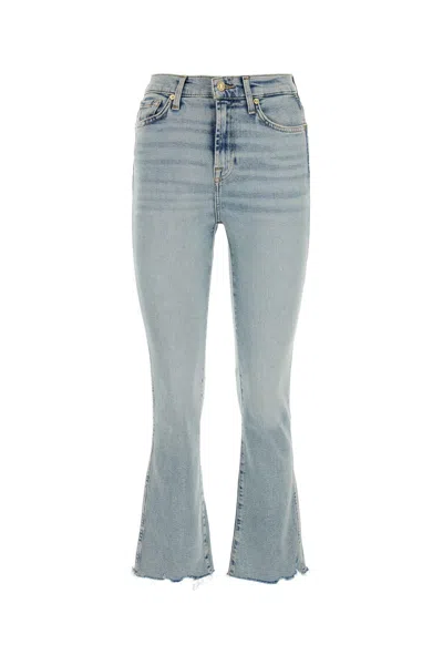 Seven For All Mankind Jeans-24 Nd  Female In Blue