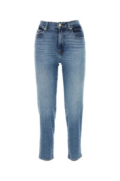 Seven For All Mankind Jeans-32 Nd  Female In Blue