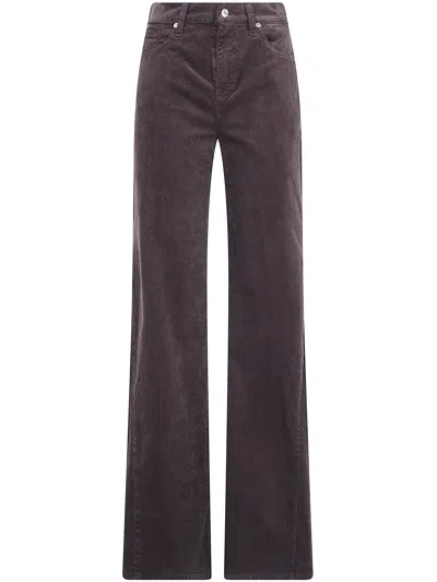 Seven For All Mankind Jeans Corduroy "lotta" In Black