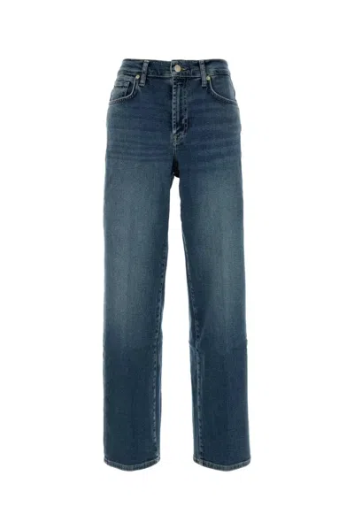 Seven For All Mankind Jeans Dritto Stovepipe Stritgh In Multi