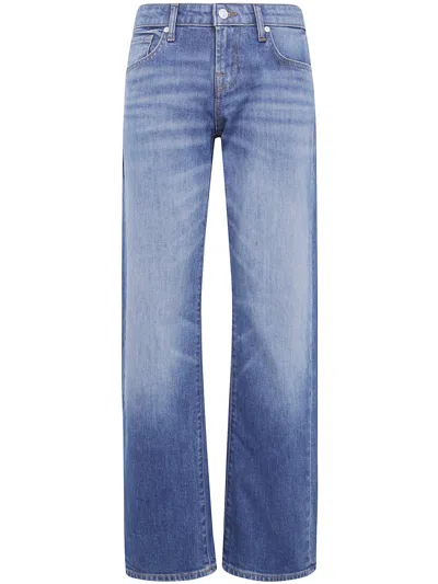 Seven For All Mankind Jeans Gamba Larga "belted Low Straight Wide Leg In Multi