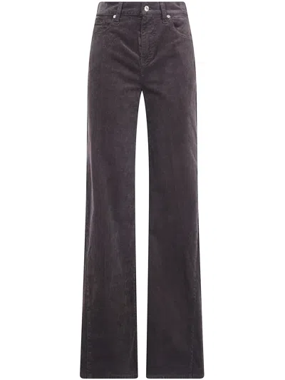 Seven For All Mankind Lotta Corduroy Coffee Bean With Side Panel In Brown